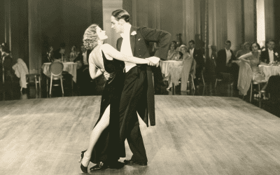 vintage image of people dancing